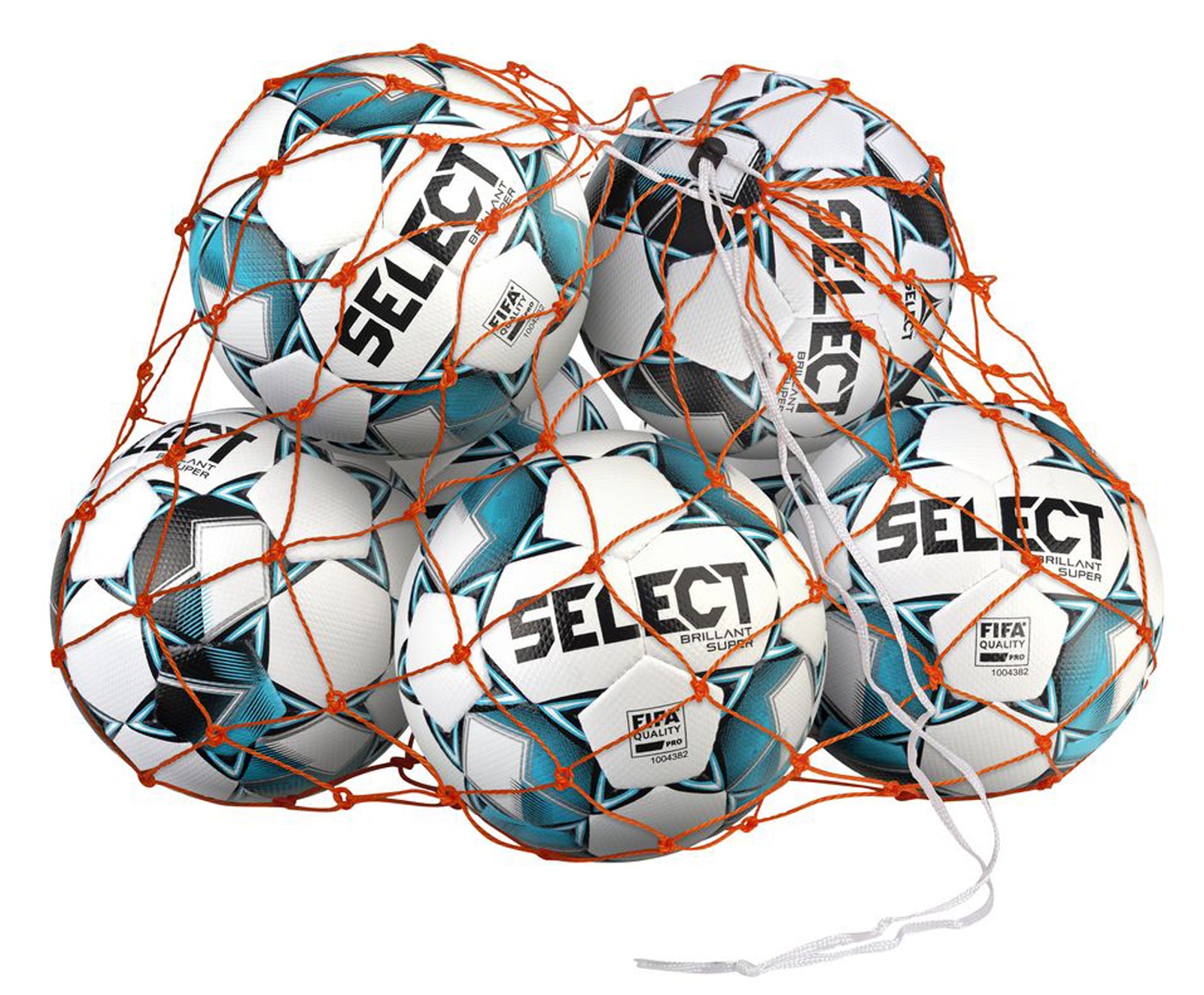 Síť na míče Select Ball net 6-8 balls oranžová