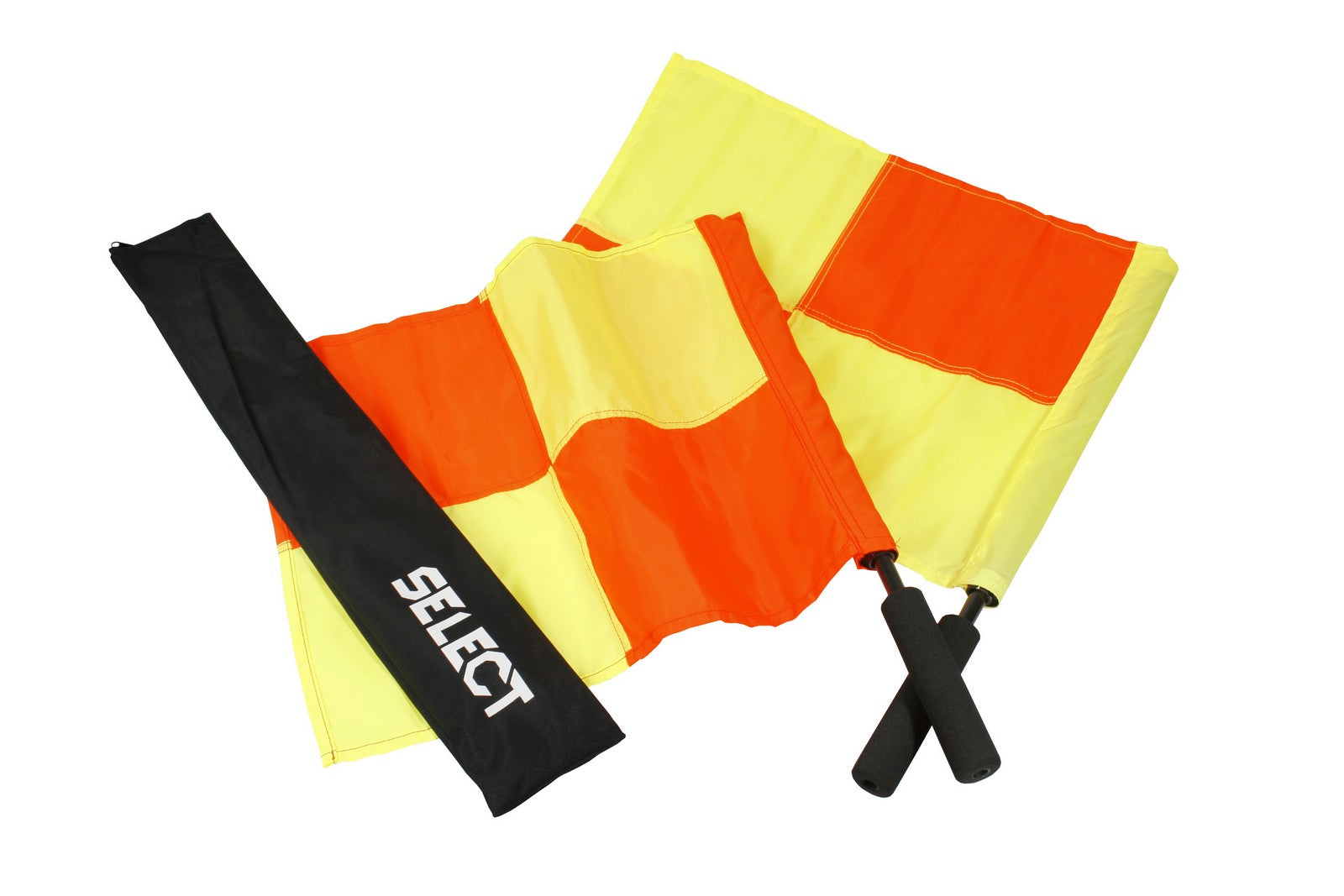 Fotbalové vlajky Select Linesman´s flag Pro 2 ks červeno žlutá