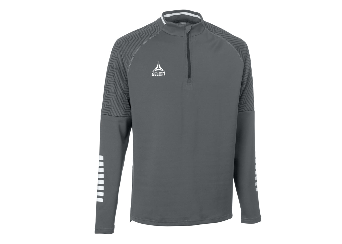 Tréninková mikina Select Training sweat 1/2 zip Monaco šedo bílá