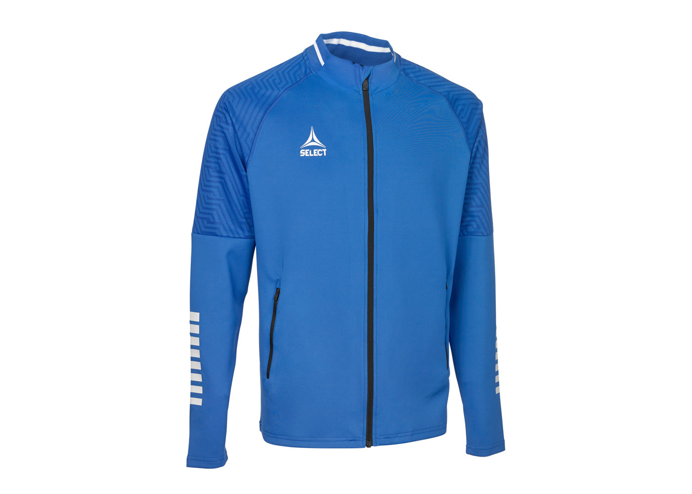 Lehká tréninková bunda Select Zip jacket Monaco modro bílá