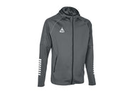 Sportovní mikina Select Zip hoodie Monaco šedo bílá