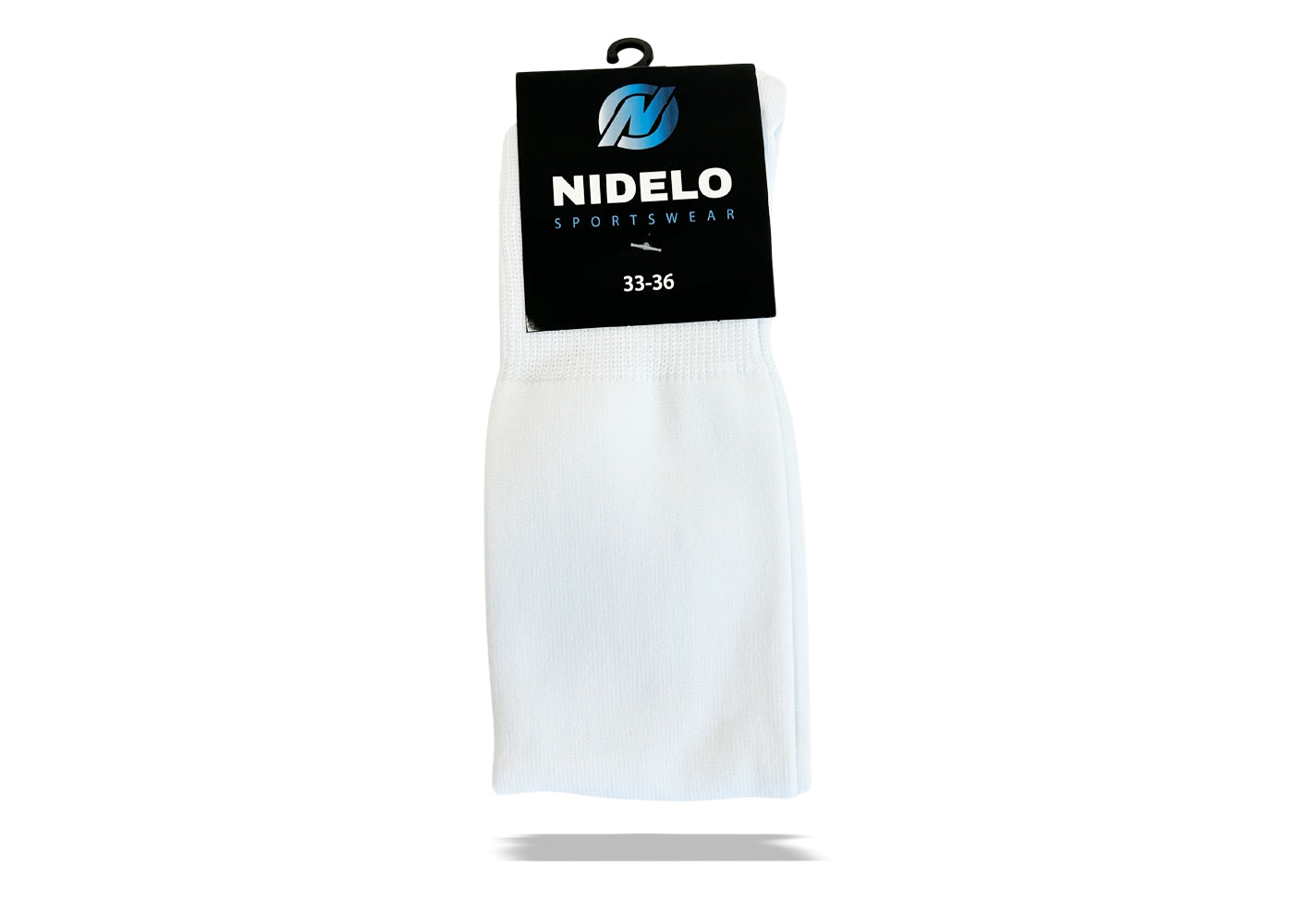Fotbalové štulpny NIDELO football socks Optimal bílá