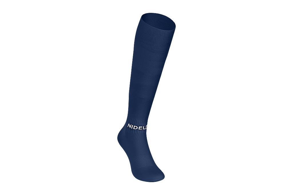 Fotbalové štulpny NIDELO football socks Optimal tmavě modrá
