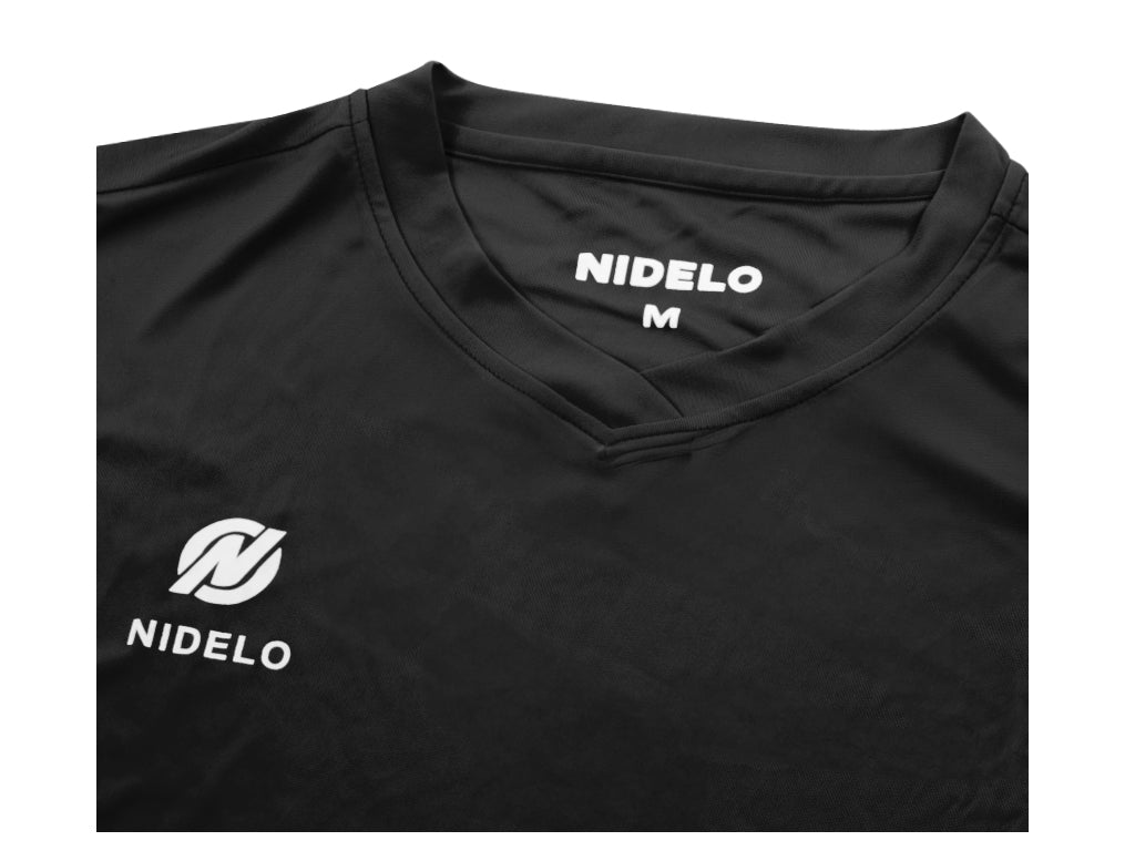 Hráčský dres NIDELO Player shirt S/S Nantes černá