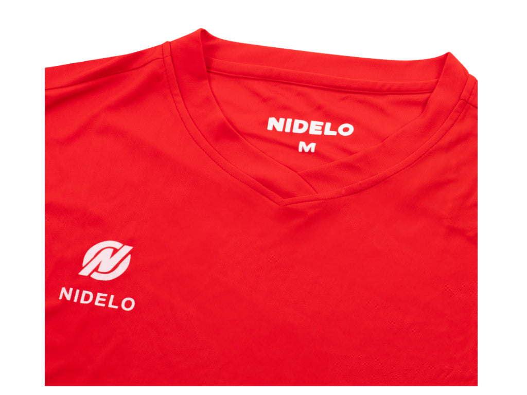 Hráčský dres NIDELO Player shirt S/S Nantes červená