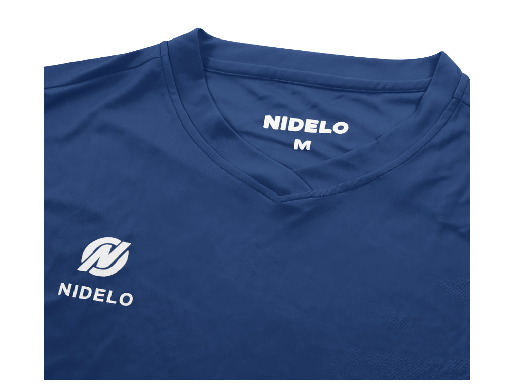 Hráčský dres NIDELO Player shirt S/S Nantes tmavě modrá