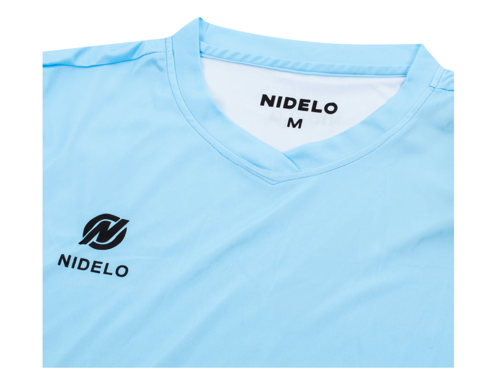 Hráčský dres NIDELO Player shirt S/S Nantes světle modrá