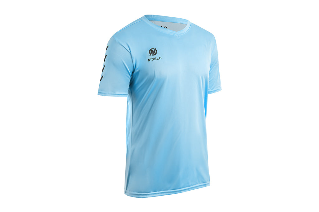 Hráčský dres NIDELO Player shirt S/S Nantes světle modrá