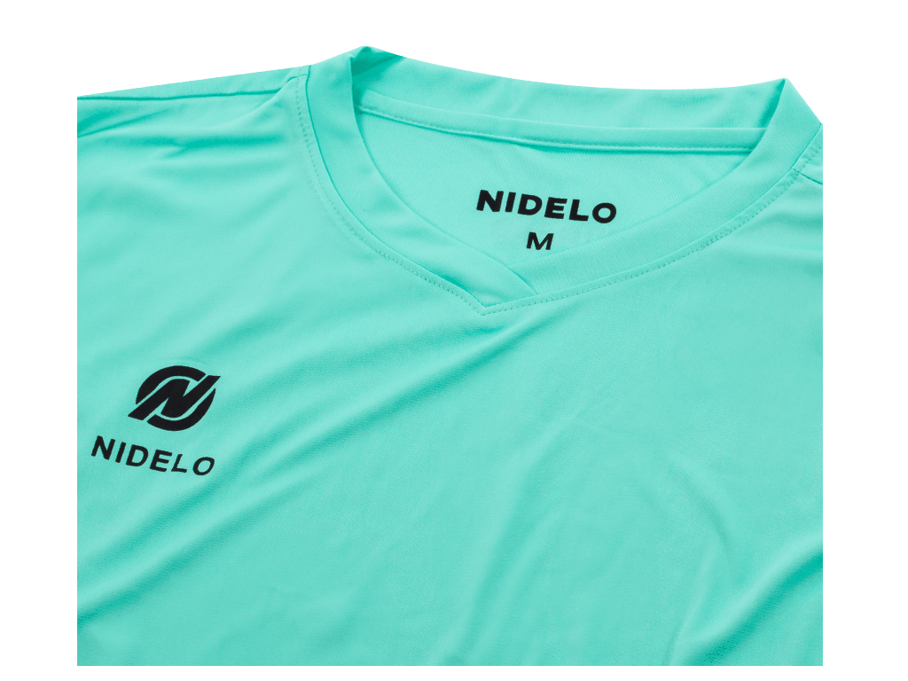 Hráčský dres NIDELO Player shirt S/S Nantes tyrkysová