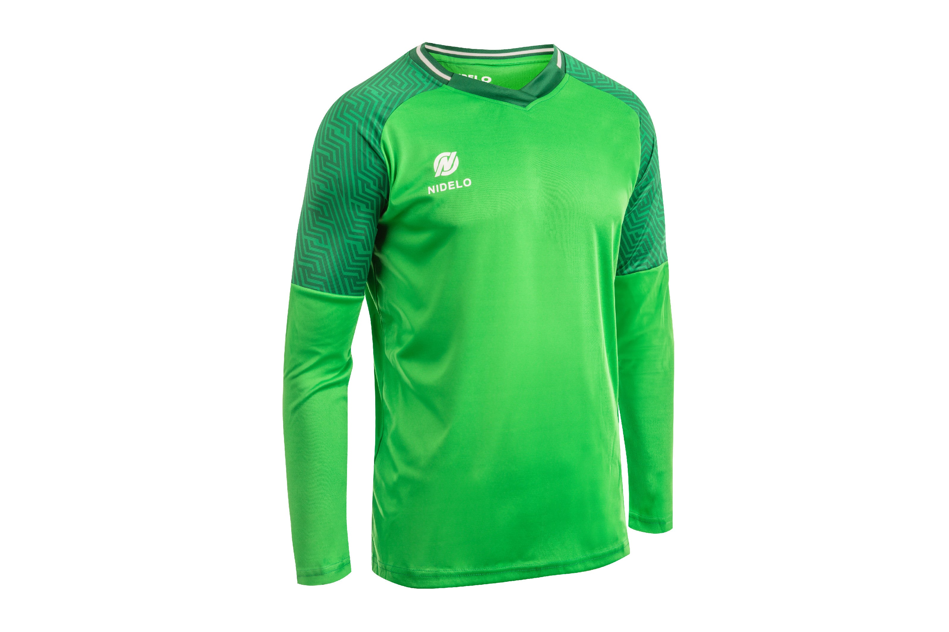 Hráčský dres NIDELO Player shirt L/S Nantes zelená