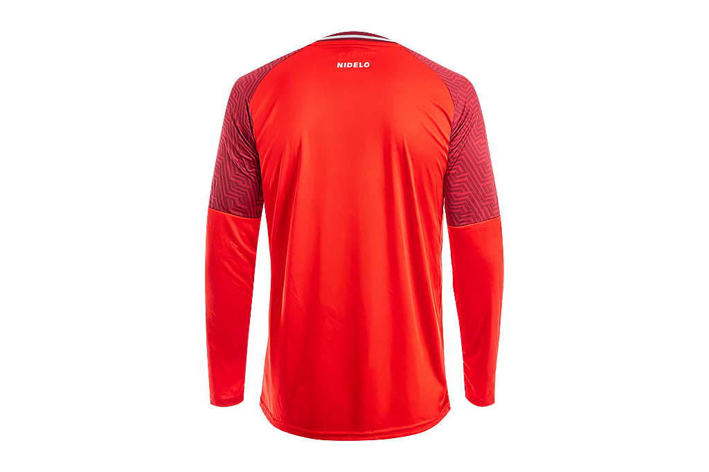 Hráčský dres NIDELO Player shirt L/S Nantes červená