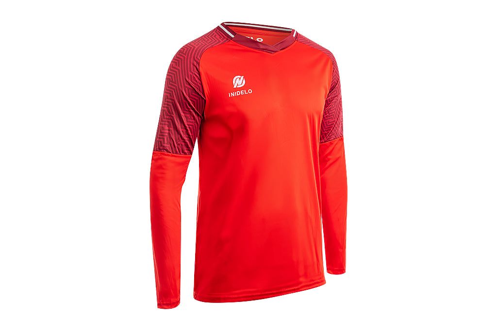 Hráčský dres NIDELO Player shirt L/S Nantes červená