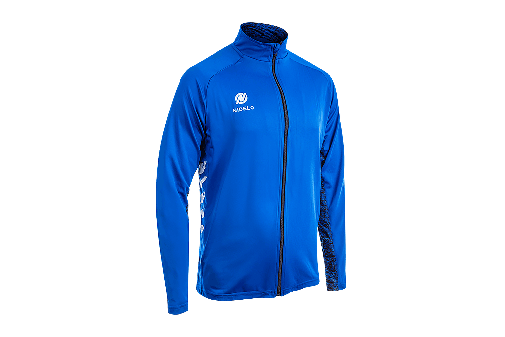 Tréninková mikina NIDELO Training zip jacket Nantes modrá