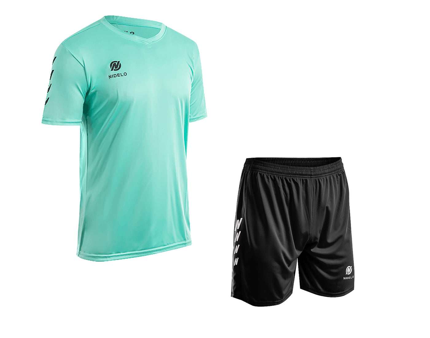 Hráčský set NIDELO Player Set Nantes tyrkysová / černá