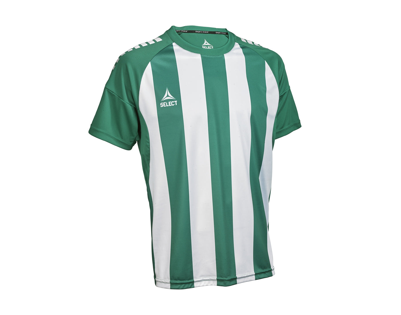 Hráčský dres Select Player shirt S/S Spain striped zeleno bílá