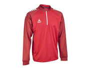 Tréninková mikina Select Training sweat 1/2 zip Spain červeno bílá