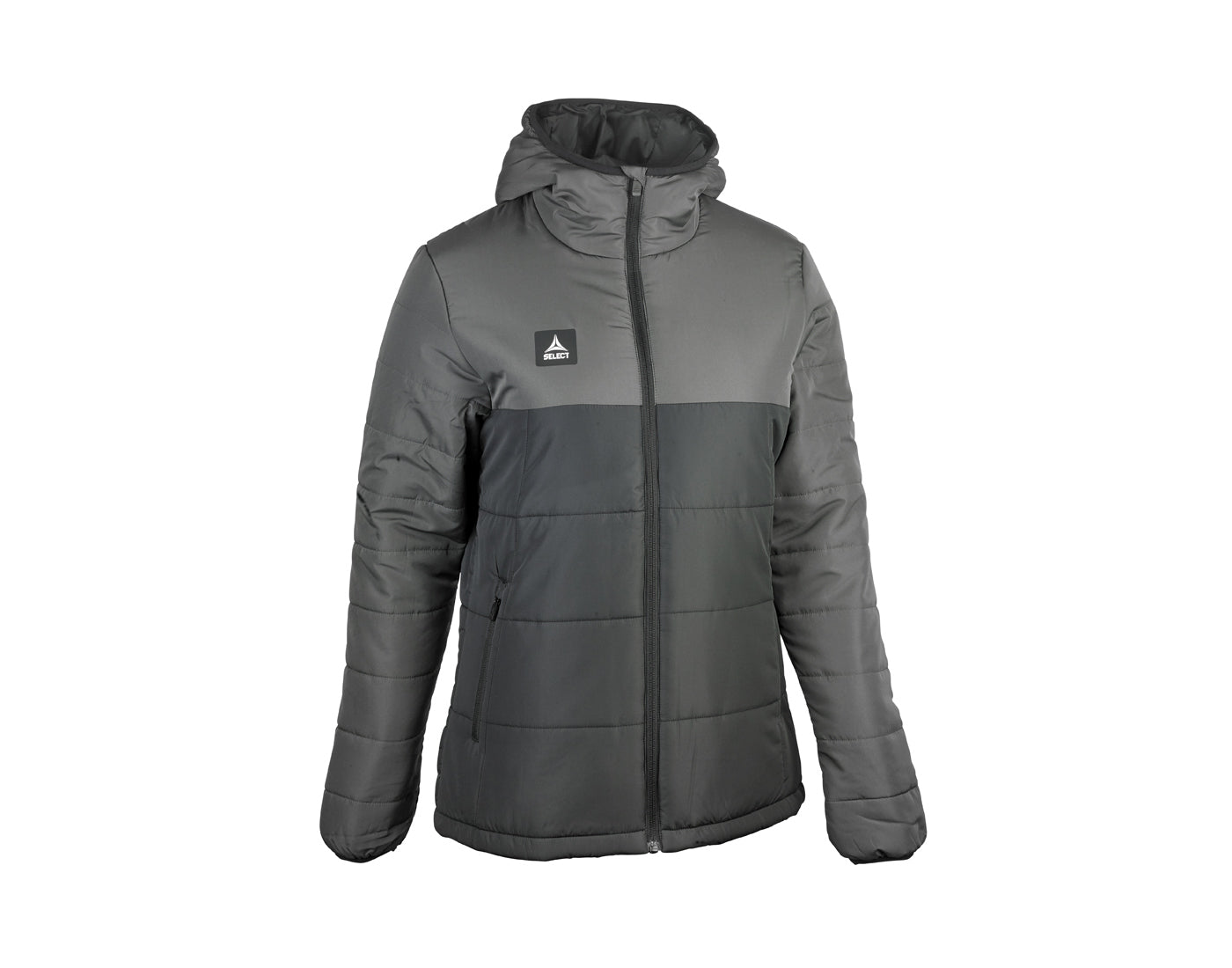 Volnočasová bunda Select Padded jacket Oxford woman černo šedá