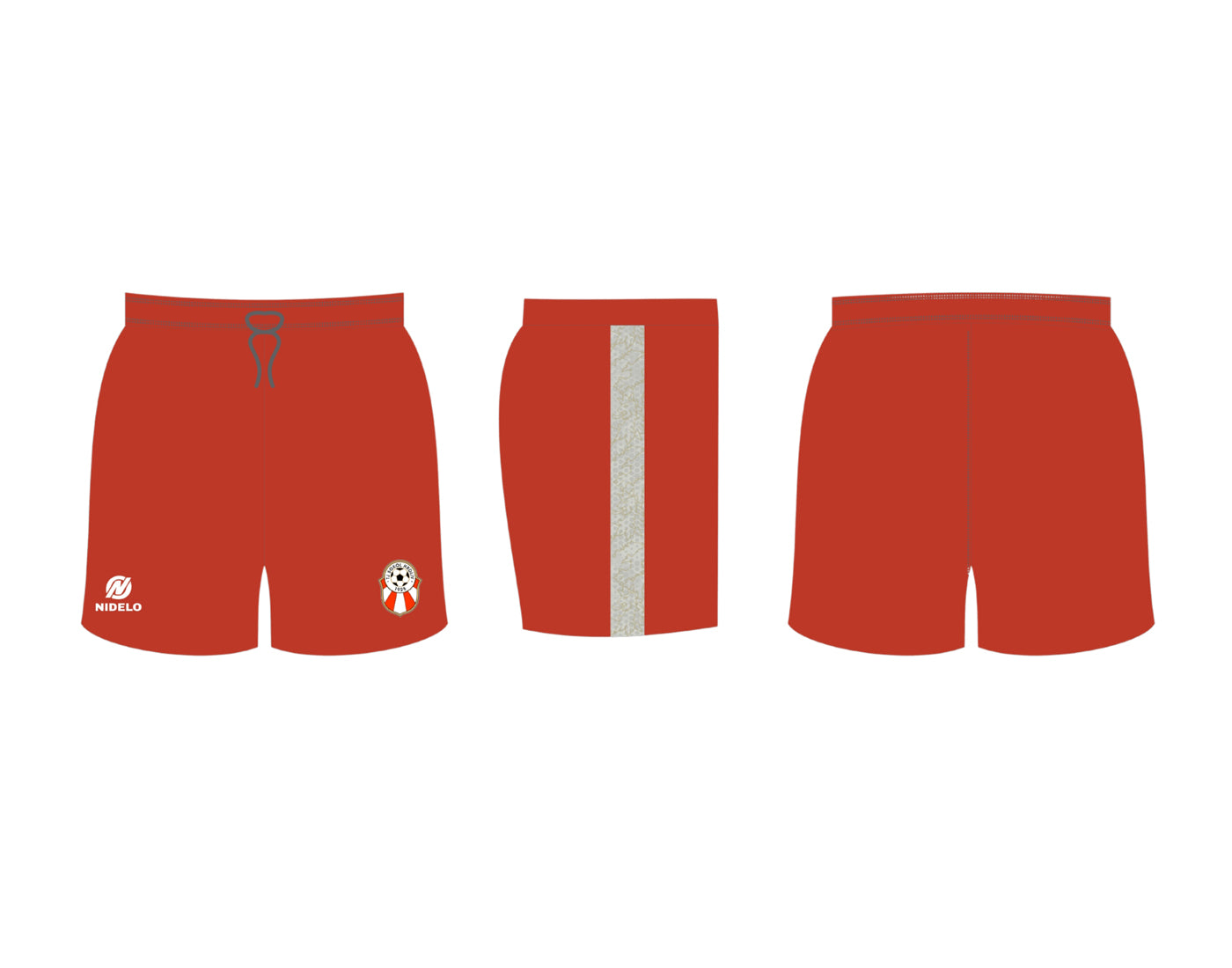 Hráčské kraťasy NIDELO Player shorts Flers sublimation 01