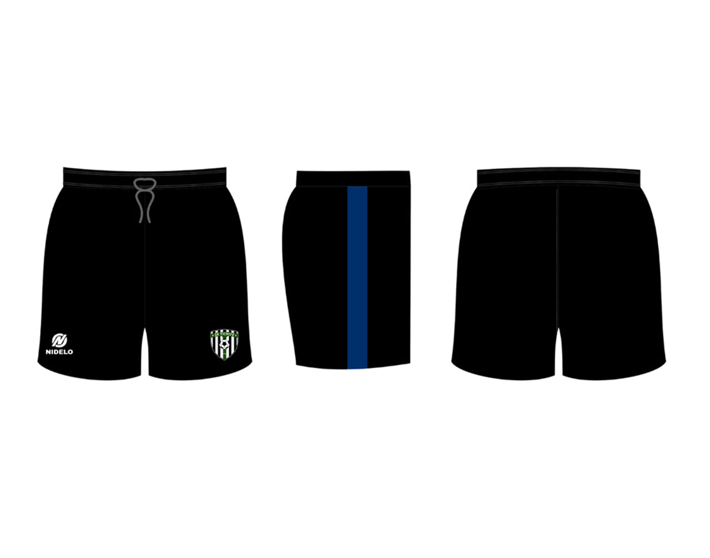 Hráčské kraťasy NIDELO Player shorts Flers sublimation 01