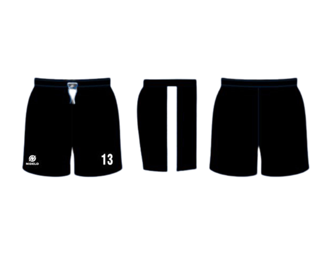 Hráčské kraťasy NIDELO Player shorts Flers sublimation 01