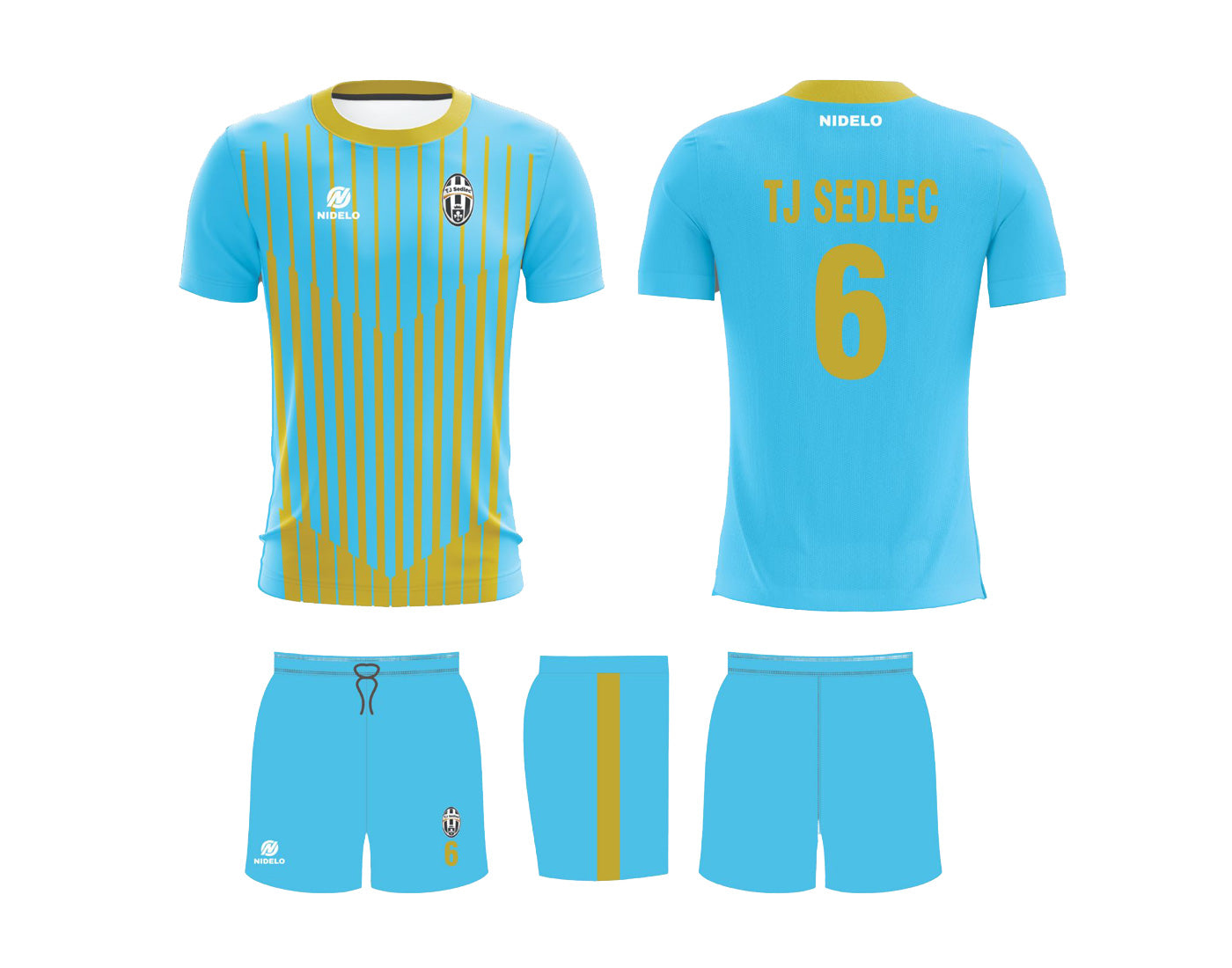 Hráčský set NIDELO Player Set Flers sublimation 01