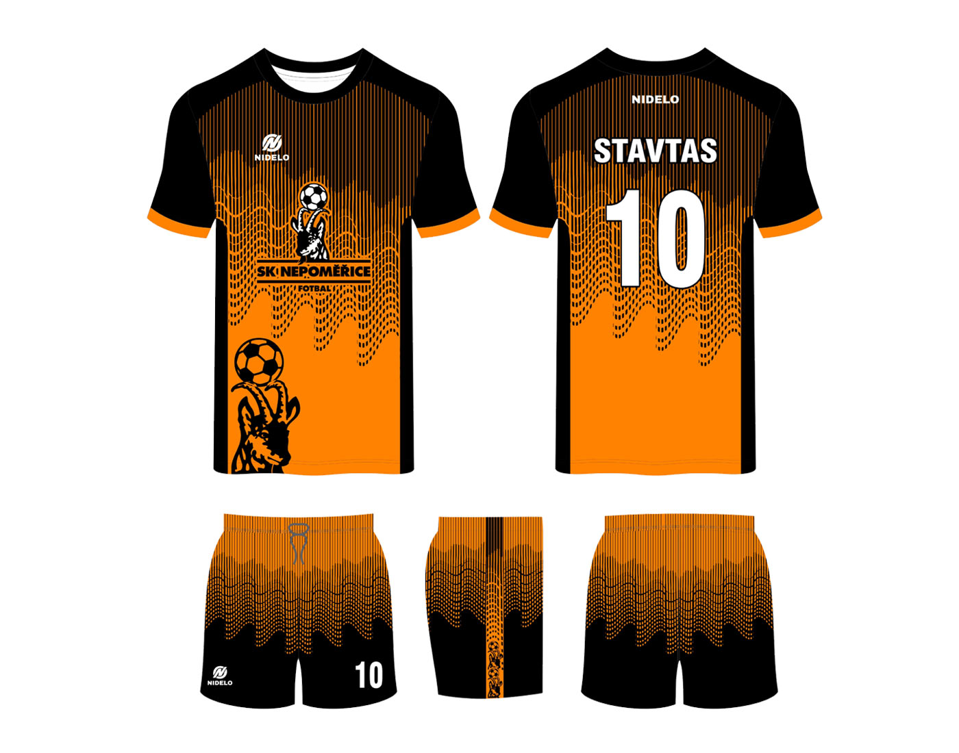 Hráčský set NIDELO Player Set Flers sublimation 01