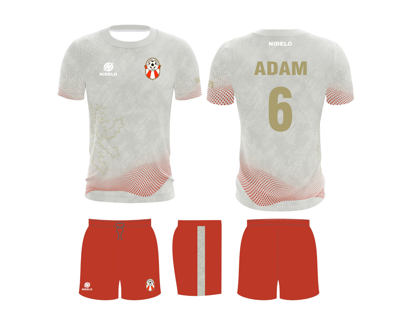 Hráčský set NIDELO Player Set Flers sublimation 01