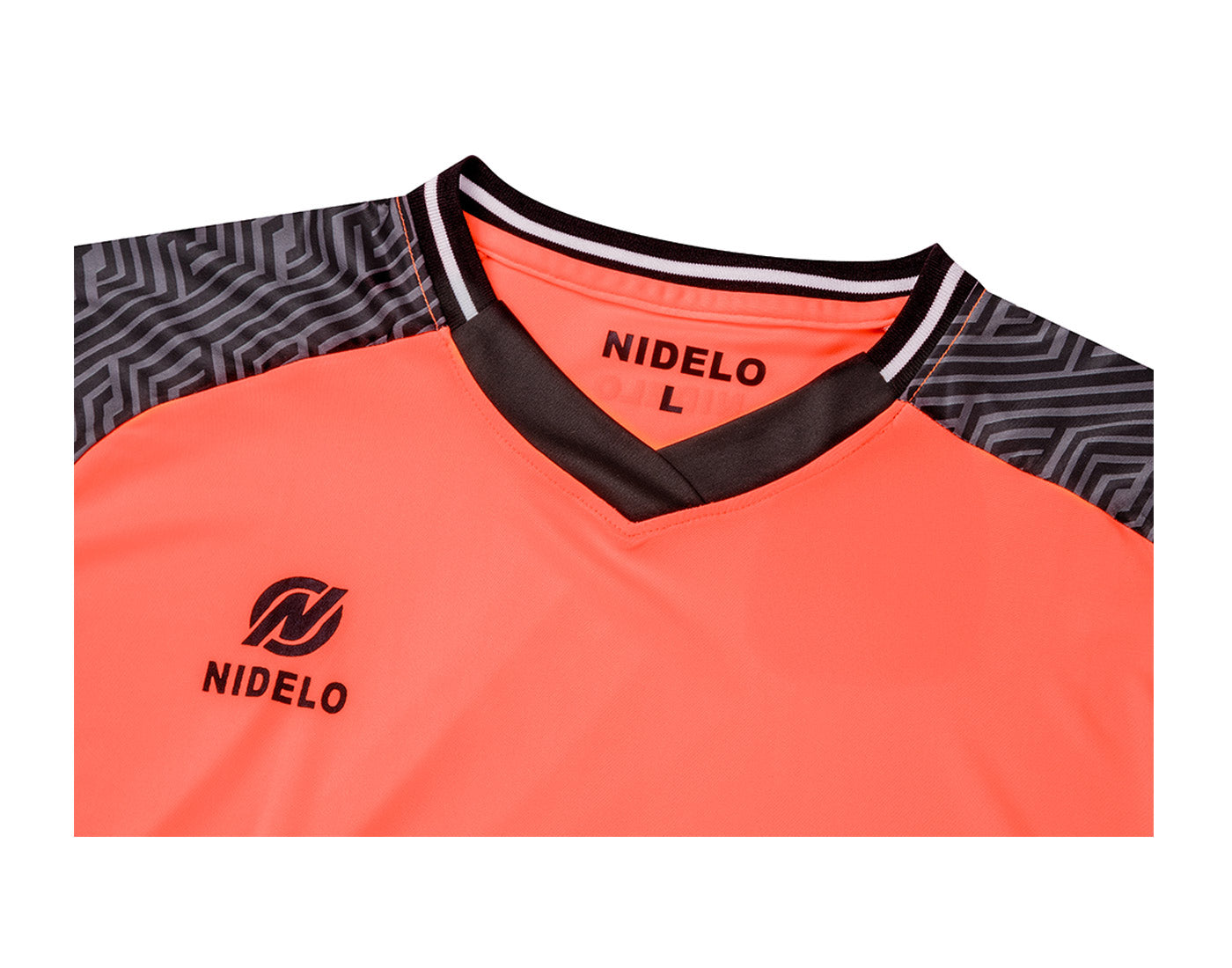 Hráčský dres NIDELO Player shirt L/S Nantes oranžová
