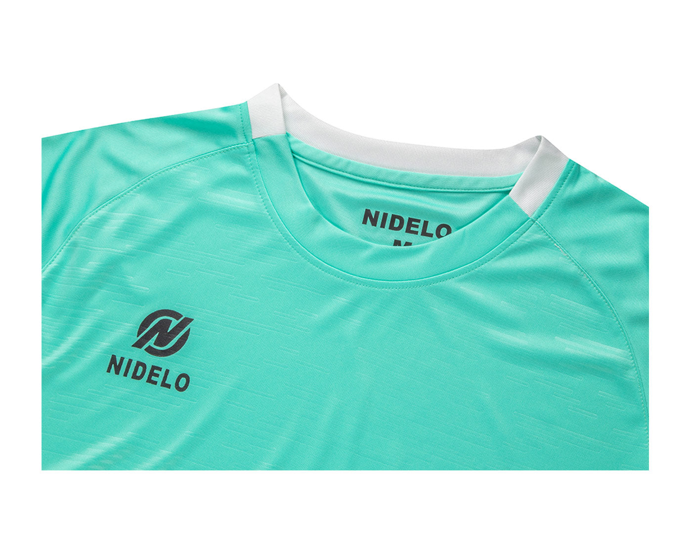 Hráčský dres NIDELO Player shirt S/S Brest tyrkysová