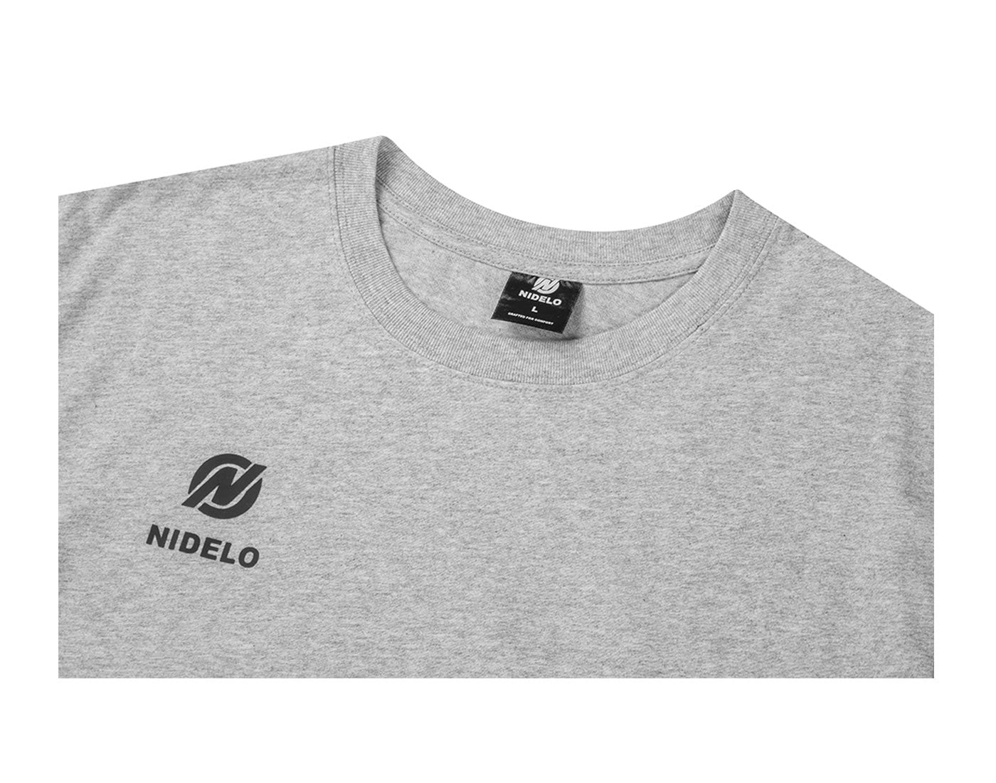 Sportovní tričko NIDELO T-shirt Core line šedá