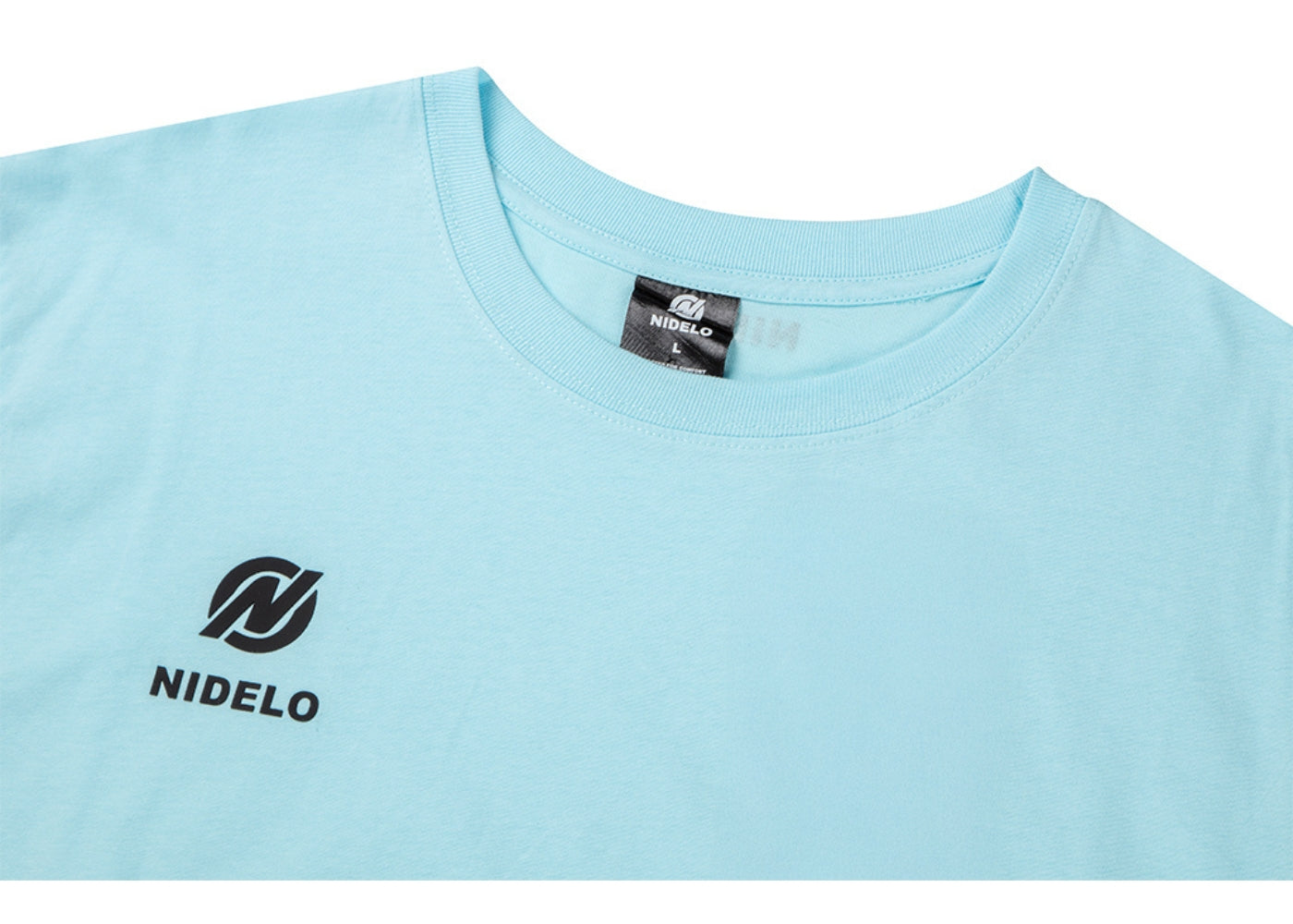 Sportovní tričko NIDELO T-shirt Core line světle modrá