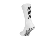 Fotbalové ponožky NIDELO sock Dynamic Grip bílá