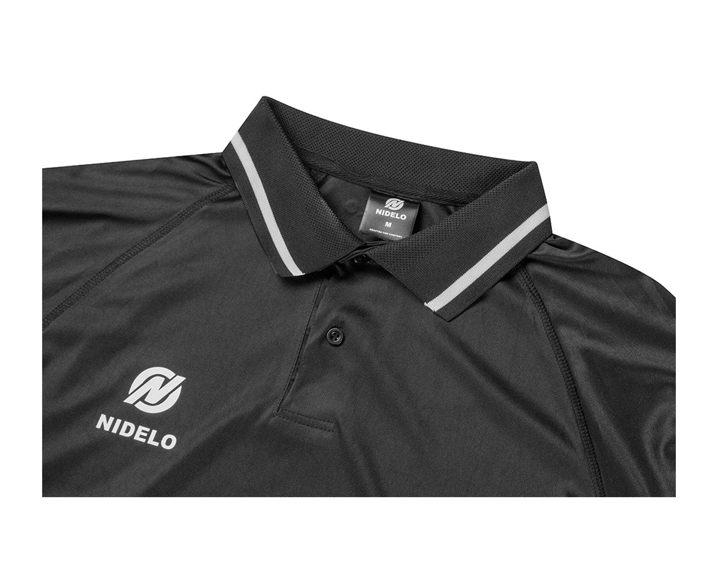 Sportovní polo tričko NIDELO Polo shirt Quimper černá