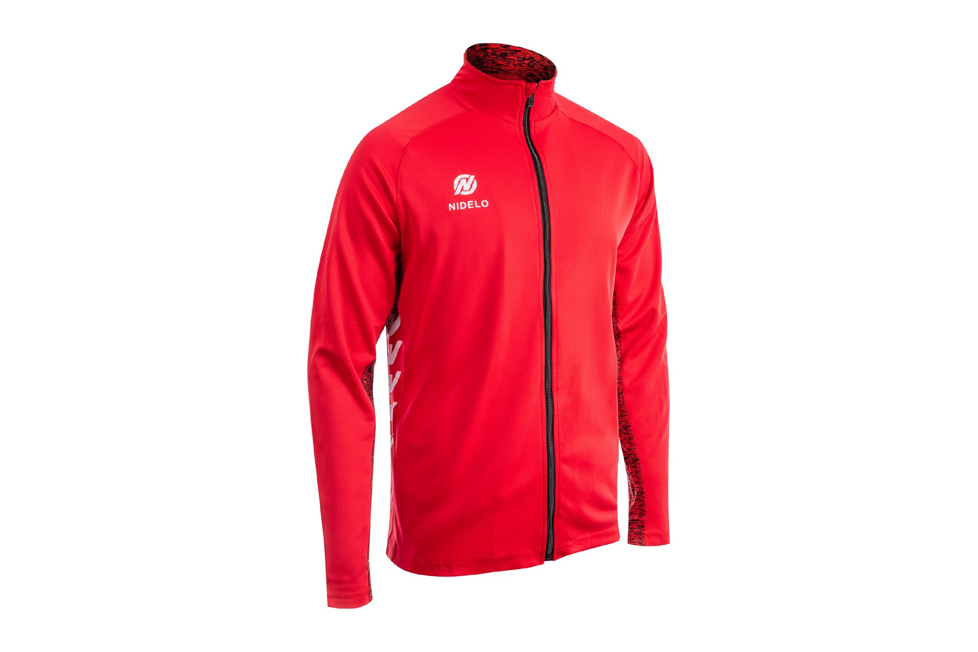 Tréninková mikina NIDELO Training zip jacket 2.0 Nantes červená