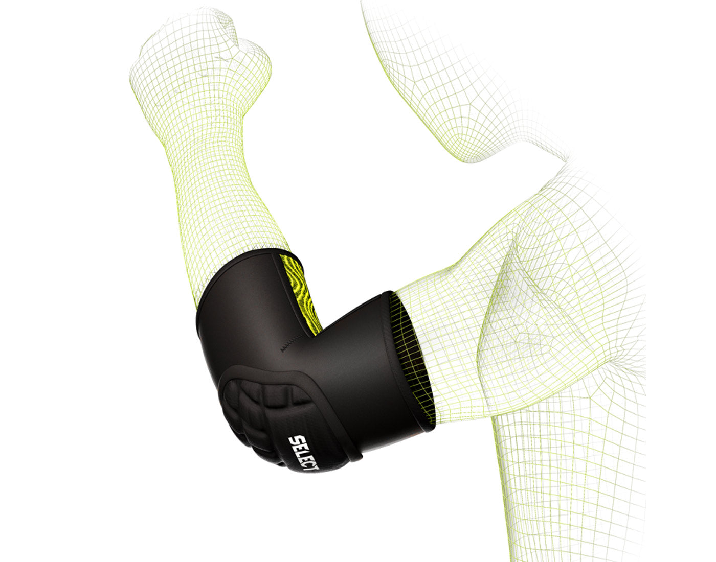 Bandáž na loket Select Elbow Protection černo zelená