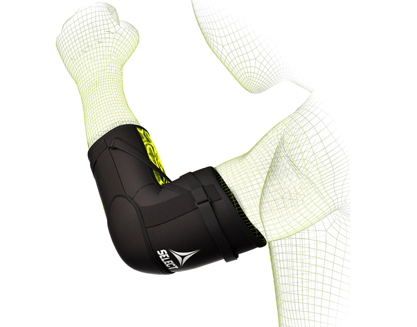 Bandáž na loket Select Elbow Support Splint černo zelená