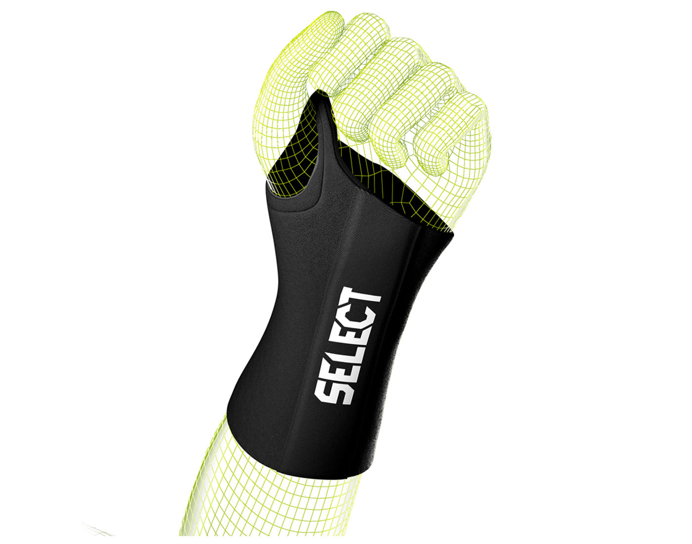 Bandáž na pravé zápěstí Wrist Support 3 R černo zelená