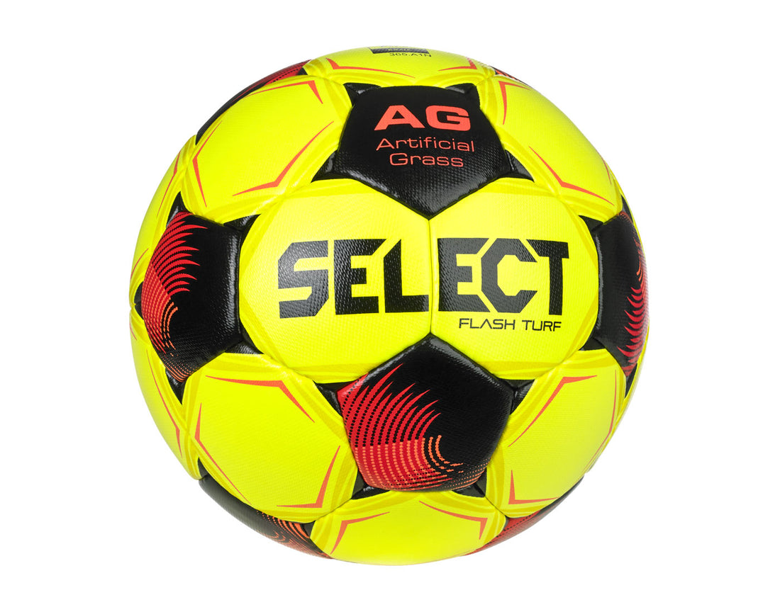 Fotbalový míč Select FB Flash Turf žluto červená