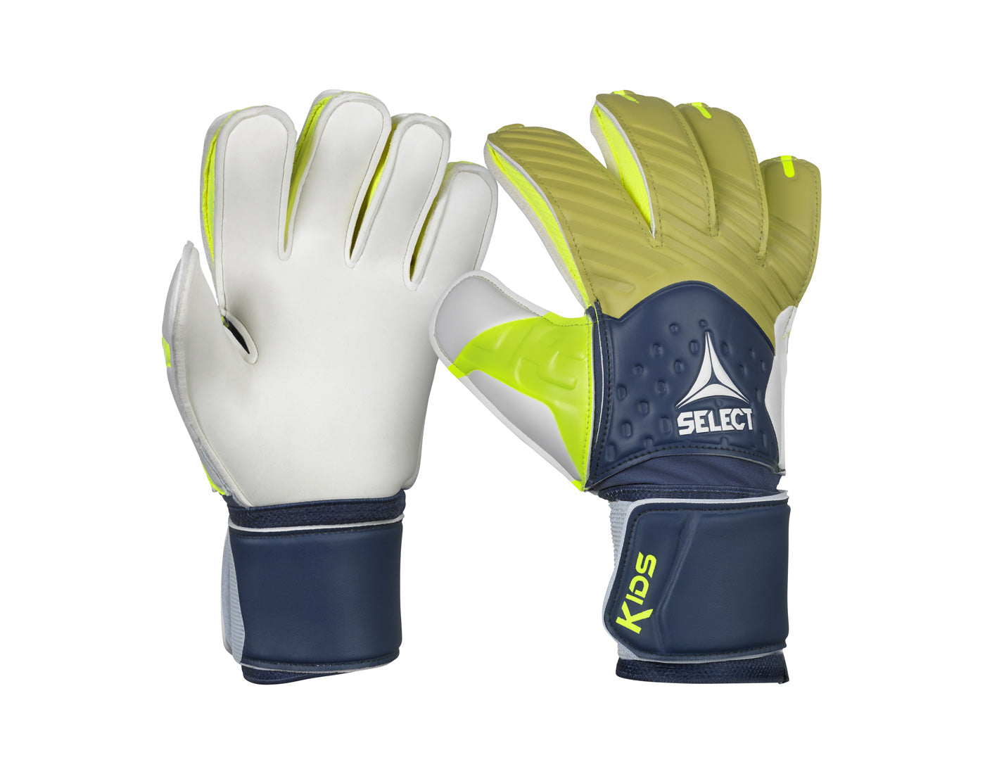 Brankářské rukavice Select GK gloves 03 Kids modro zeleno šedá