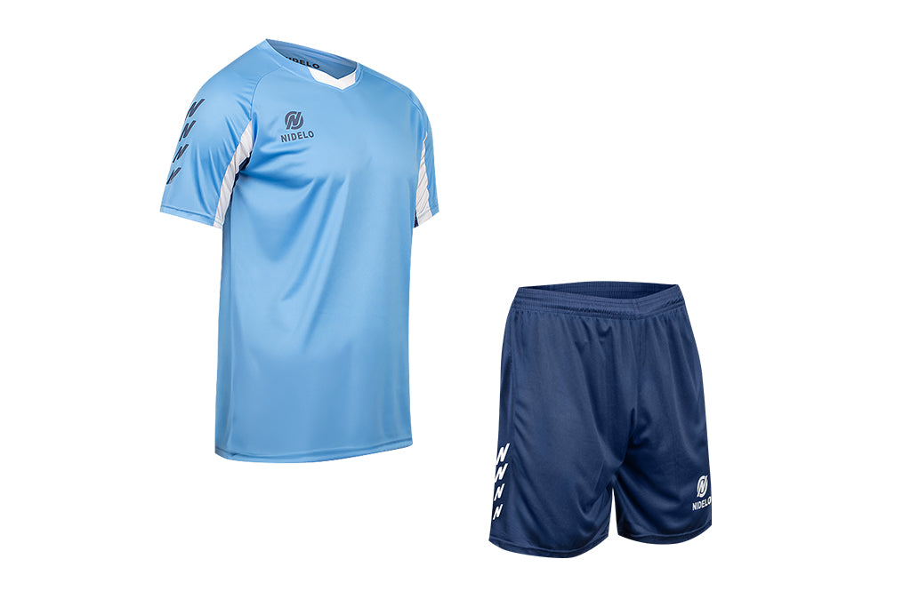 Hráčský set NIDELO Player Set Rouen světle modrá / tmavě modrá