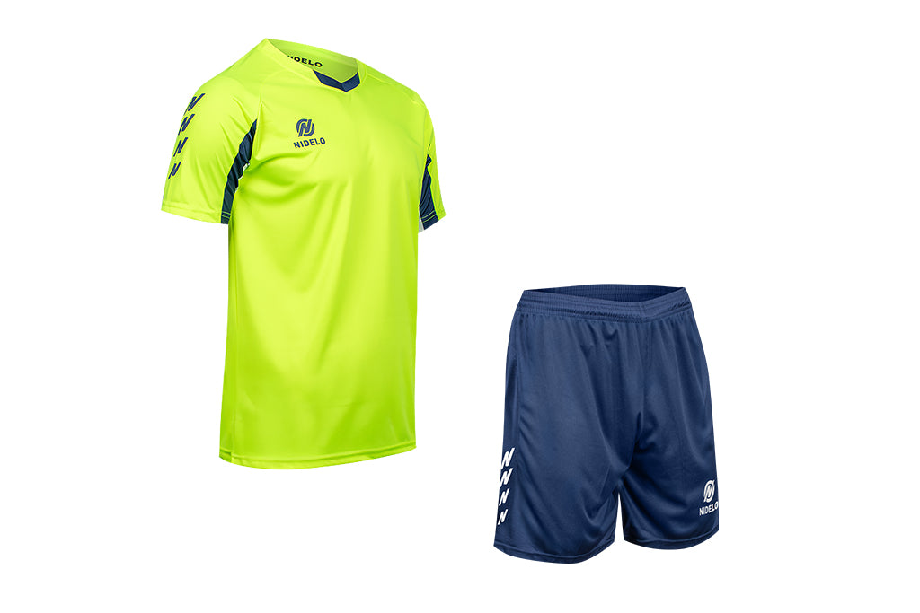 Hráčský set NIDELO Player Set Rouen světle zelená / tmavě modrá