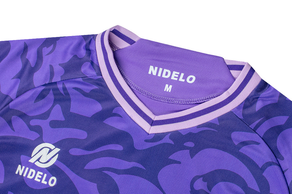 Hráčský set NIDELO Player Set Orleans fialová / černá