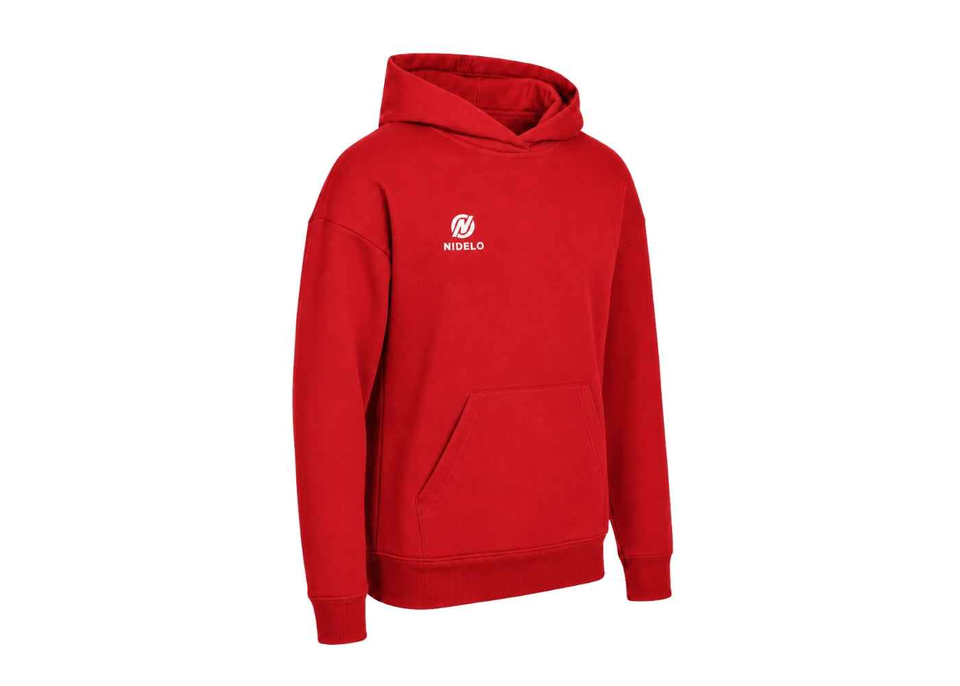 Sportovní mikina NIDELO Hoodie kids Club červená