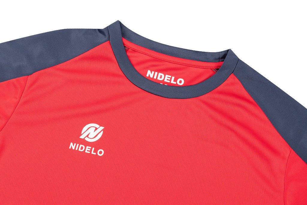Hráčský dres NIDELO Training shirt S/S Elliant červená