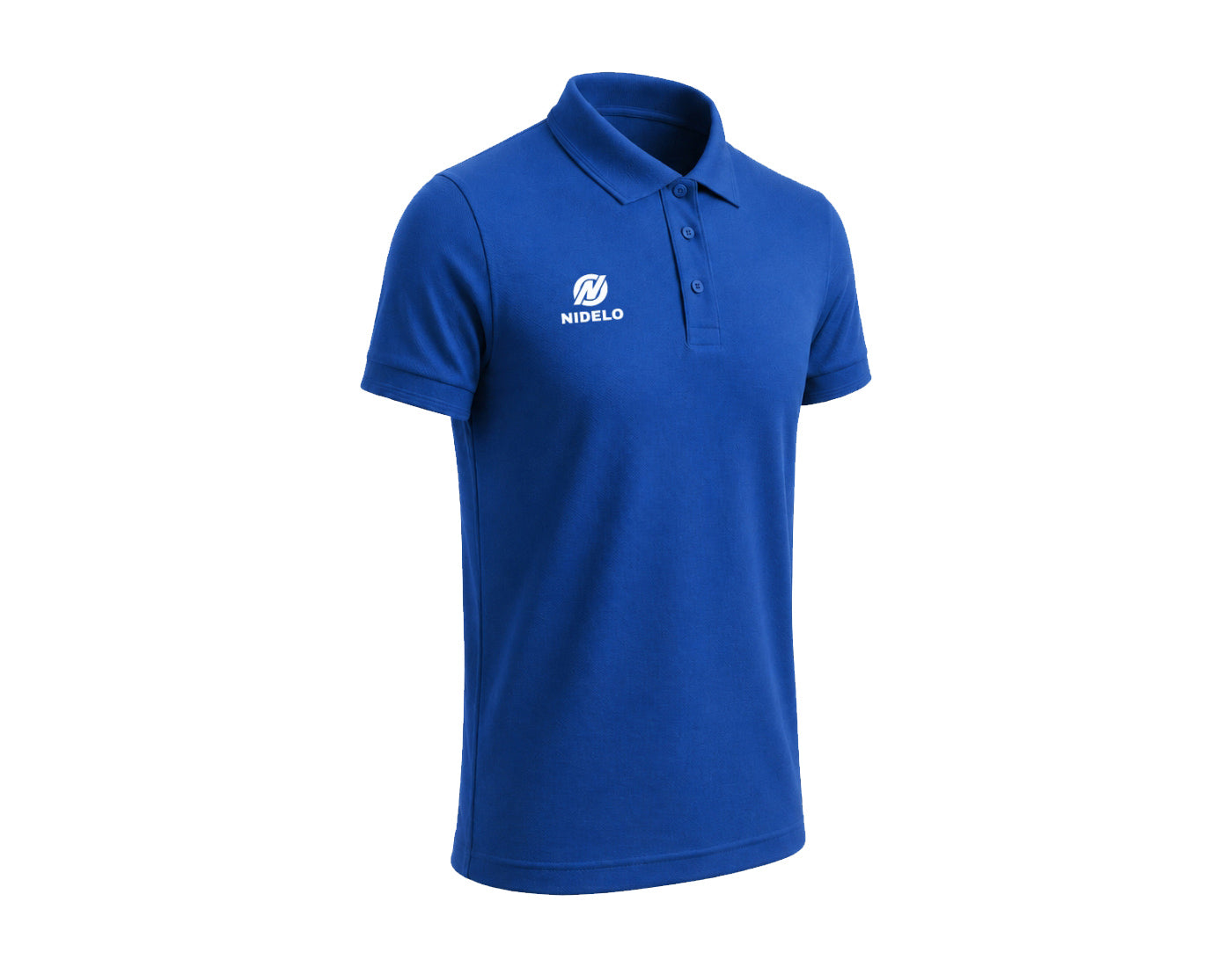 Sportovní polo tričko NIDELO Polo t-shirt Club modrá královská