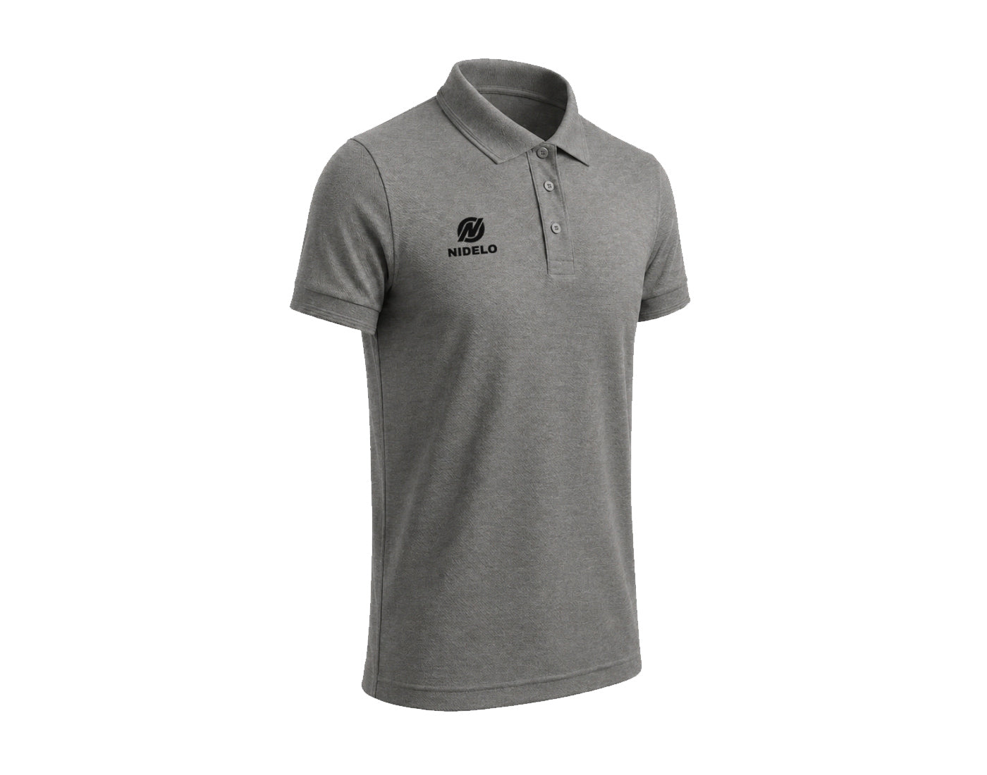 Sportovní polo tričko NIDELO Polo t-shirt Club šedá